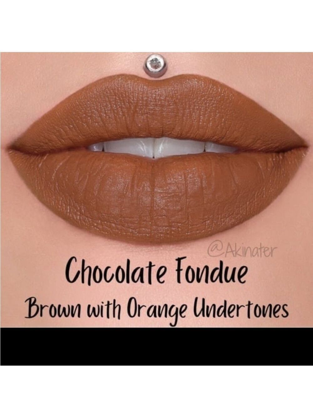 Jeffree Star - Velvet Trap Lipstick - Chocolate Fondue - NIB - Picture 3 of 4